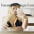 Black woman black